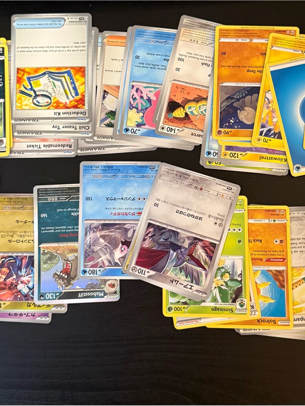 Nintendo Pokemon TCG 70 plus cards and Tin